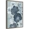 Delicate Blooms II (Flower) by Eva Watts 16-in. W x 23-in. H. Canvas Wall Art Print Framed in Grey